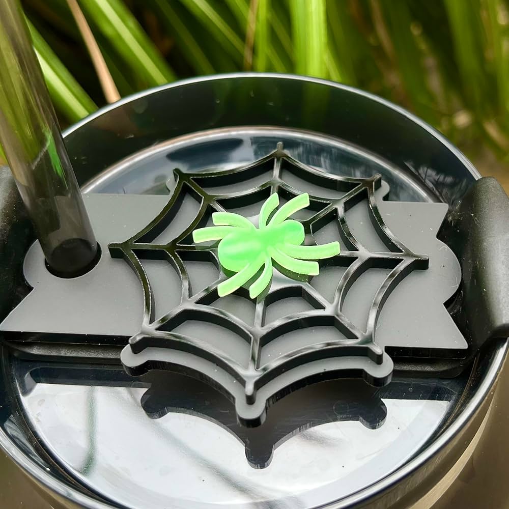 Amazon.com: Halloween Glow in the Dark Spider Web Tumbler